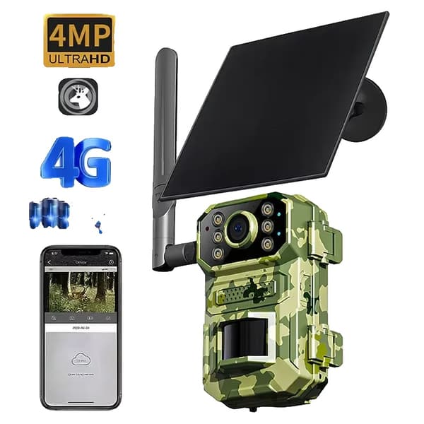 Jagtspor Kamera, 14MP, 4G Forbindelse,14MP