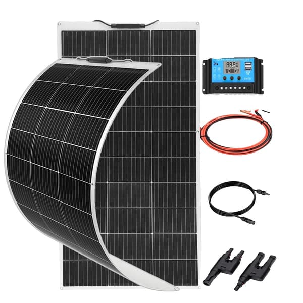 Solpanel System, 200W Kapacitet, Høj Effektivitet,12V24V200W solarkit
