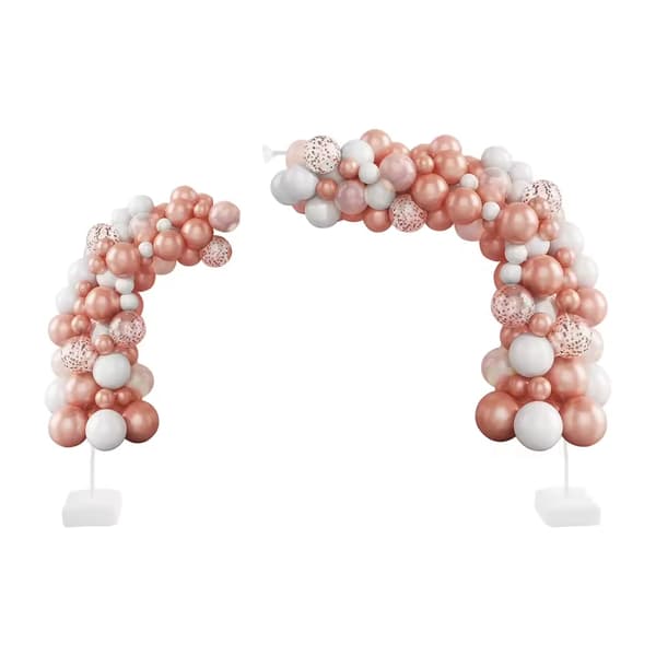 Ballongbågekit, Justerbar Längd, Hållbara Material,L, VIT