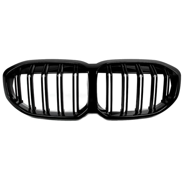Frontbumpergrill, ABS-plast, direkte erstatning,glans sort