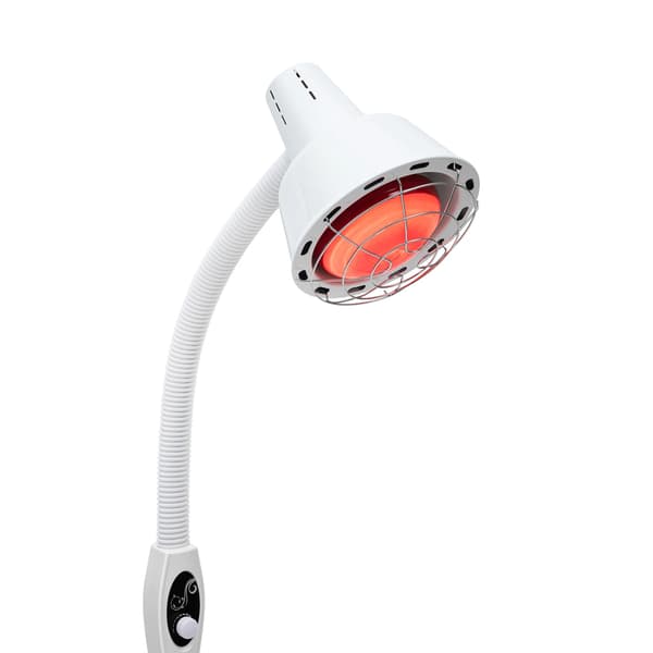 Infrarød Terapi Lampe, Justerbar Stativ, Smertelindring,HVID