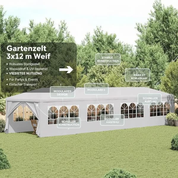 Havepavillon, Stor Kappebeskyttelse, Udendørs Begivenhedsløsning,hær grøn