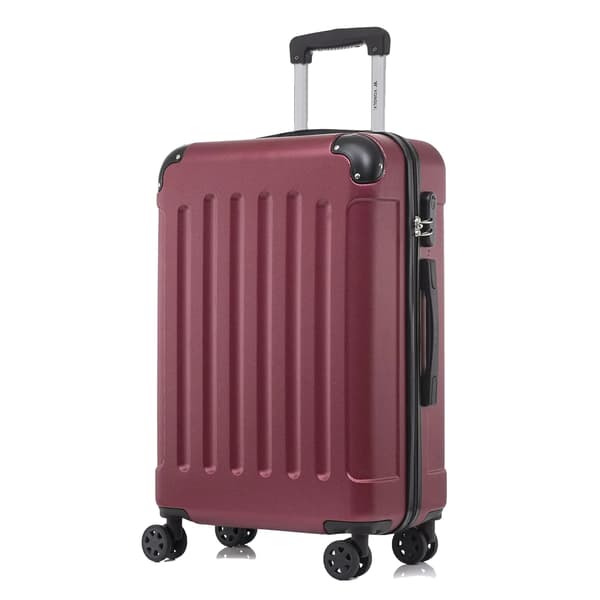 Hårdt bagage, letvægts, ergonomisk greb,24Tommer 600mm, Bordeaux-b