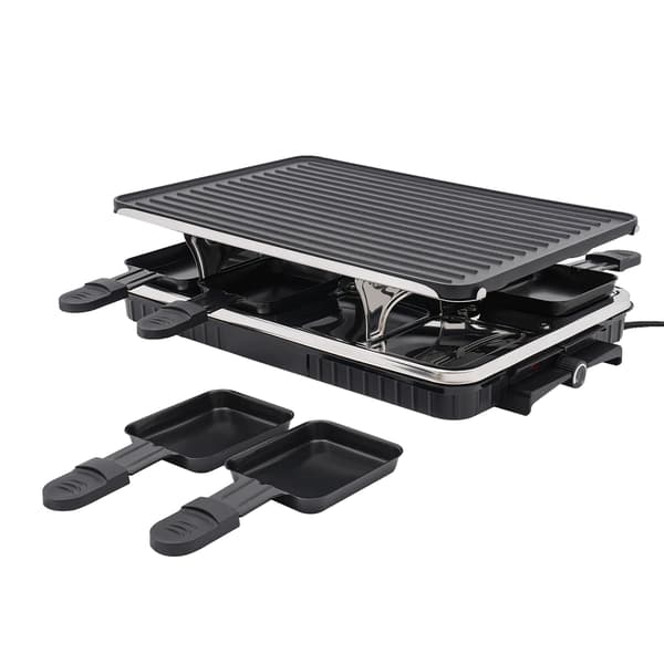 Elektrisk Grill, Non-stick Overflade, Kompakt Design,sort