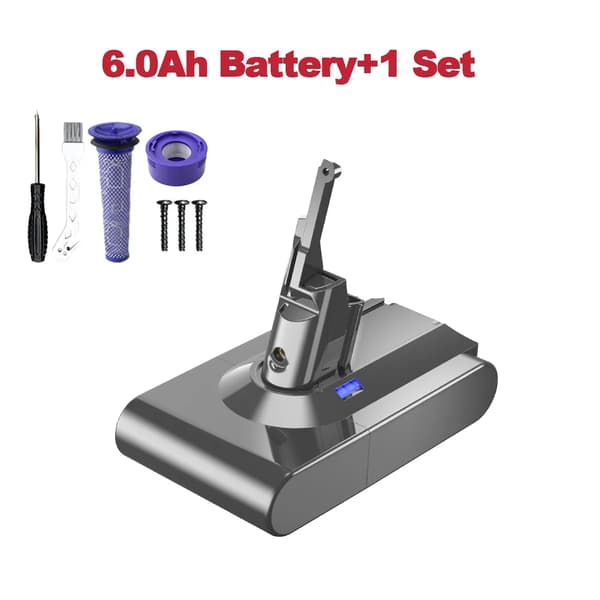 Batteri, Litiumjon, 8000mAh kapacitet, 1PC 6.0Ah Set