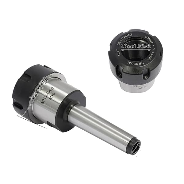 CNC Chuck Set, 19 Delar, Hög Precision,Silver