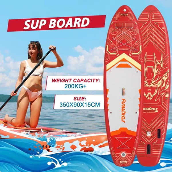 Stand Up Paddle Board, Antigliddesign, Maximal belastning 165 kg,SUPFW50C