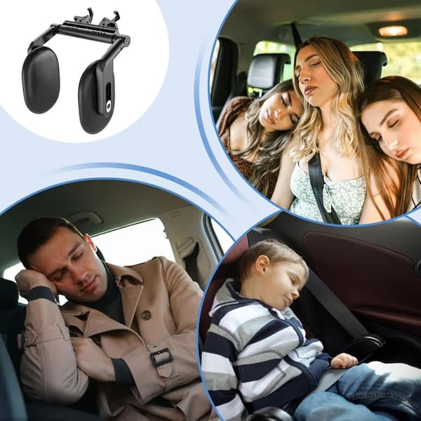Bil nakkestøttepude, justerbart design, ergonomisk støtte,afasfA13fa