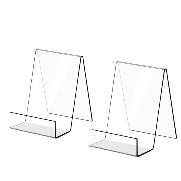 Display Stativ, Klar Akryl, Alsidig Staffeli Holder,6stk, Klar