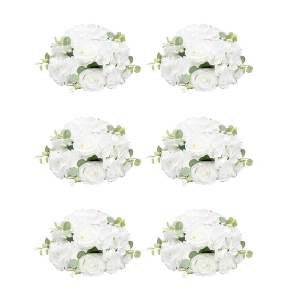 Kunstige Blomsterhoveder, Holdbart Non-Woven Materiale, Sæt af 6,1 Sæt