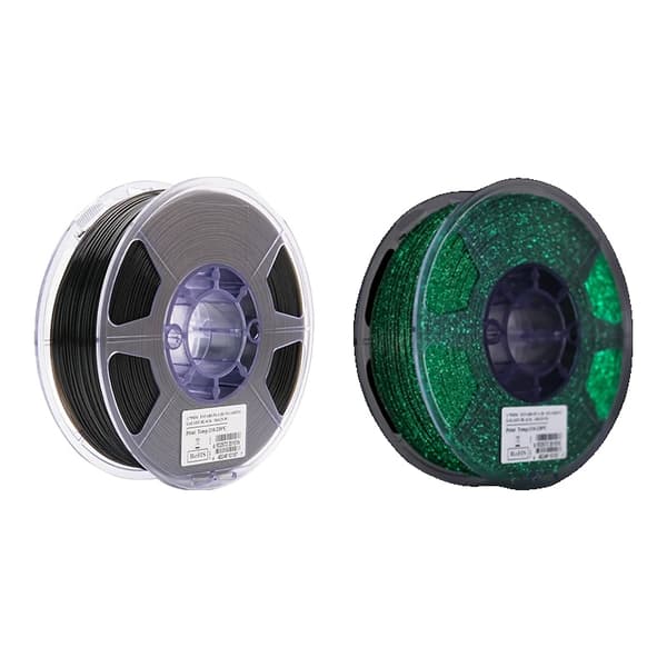3D-printer filament, PLA-materiale, lys i mørket funktion,sort