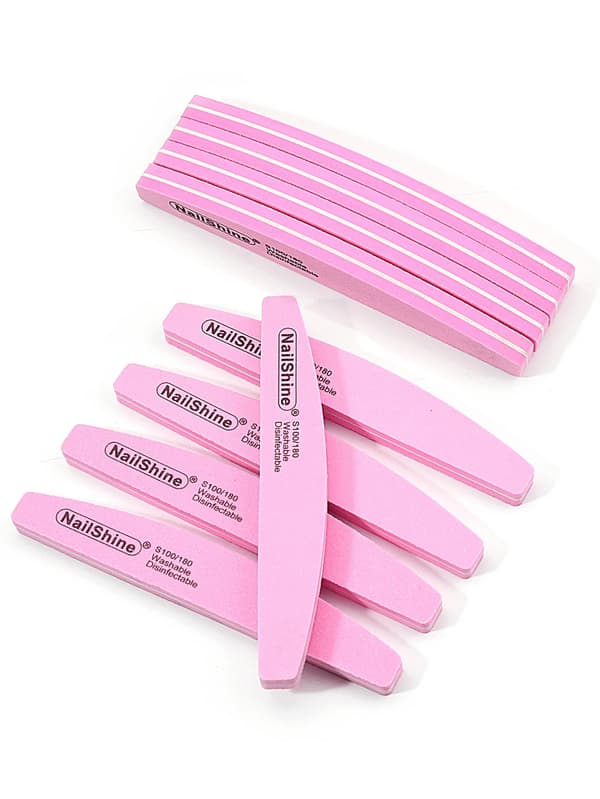 Neglefil, Professionel Kvalitet, Multi-Stykke Sæt,Pink 10pc