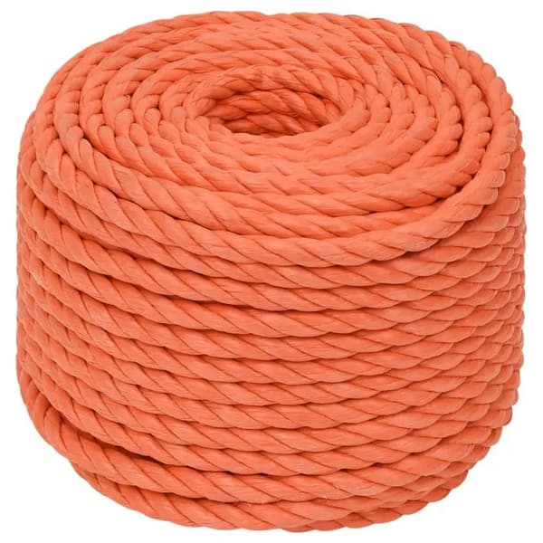 Arbetsrep, 10 mm Diameter, 25 m Längd,Orange