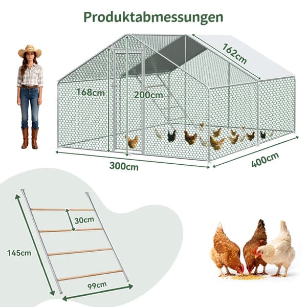 Hönshus, Säkerhetslås, Vattentät Täckning,som bild