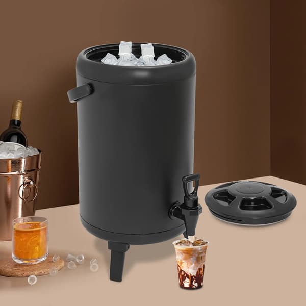Drikkevaredispenser, 10L kapacitet, isoleret design,Beige