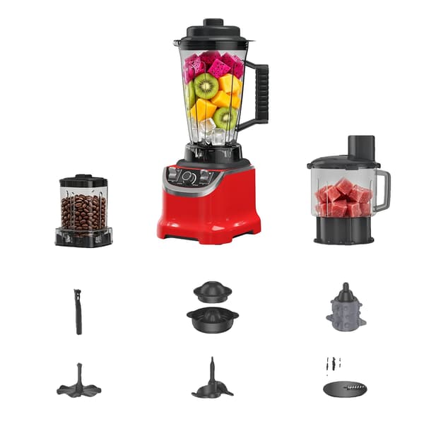 Multifunktionel Blender, 9500W Effekt, 3L Kapacitet,8 i 1