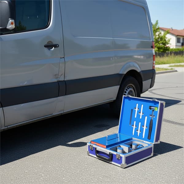 Dent Puller Kit, Elektromagnetisk Værktøj, Bærbar Reparationskasse,Blå
