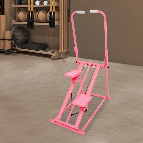 Stepper, Foldbart Design, Justerbar Pedalvinkel,Pink
