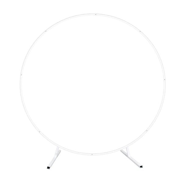 Ballongbåge Stödkit, Verktygsfri Montering, Robust Stål Konstruktion,2x2m-a, Vit