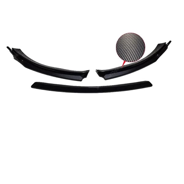 Framstötfångarlip, Diffuser Spoiler, Anpassad Prestandauppgradering,Kolfiber mönster