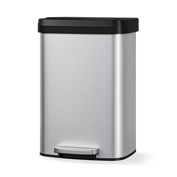 Köksavfallshink, Rostfritt Stål, Luktkontroll,Silver