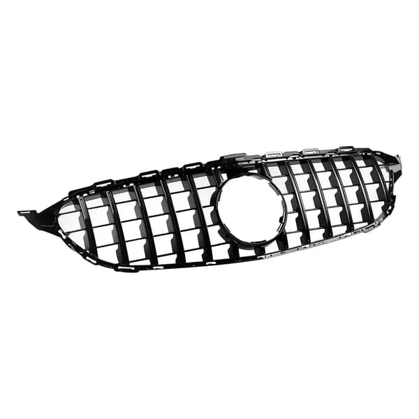 Front Bumper Gitter, Panamericana GT Stil, Nem Installation,glans sort