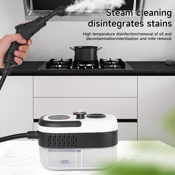 Ångtvätt, 2500W, Justerbar ångkontroll,VIT