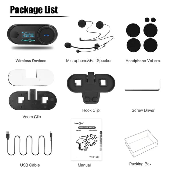 Hjelmheadset, Bluetooth-forbindelse, støjundertrykkelse,ScOneSet