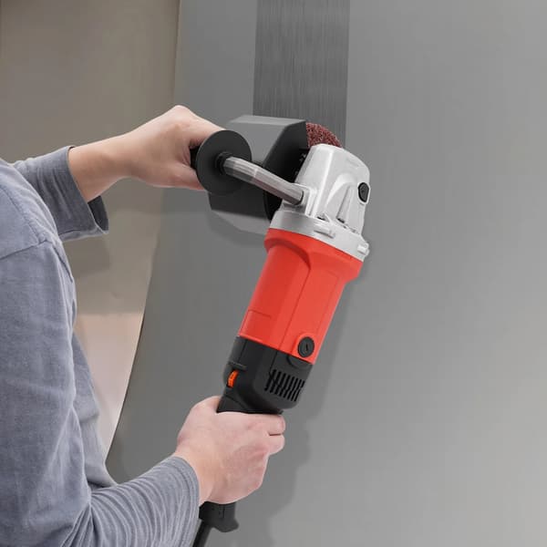 Elektrisk Borstmaskin, 2200W Effekt, Justerbar Hastighetskontroll,Röd