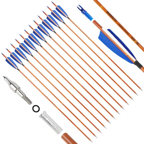 Pilar, Hybridkolfiber, Precision Prestanda,12PCS Blå