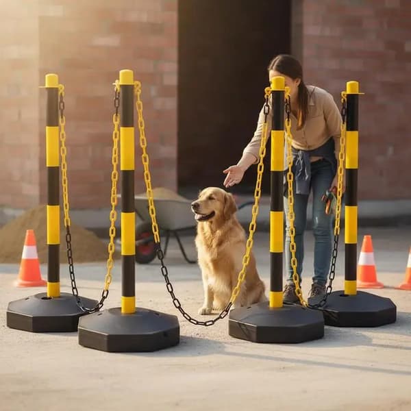 Trafikkoner, hög synlighet, hållbar konstruktion, grön