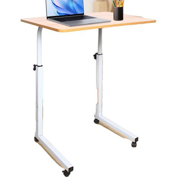 Mobil Laptopbord, Justerbar Höjd, Modern Design,VIT