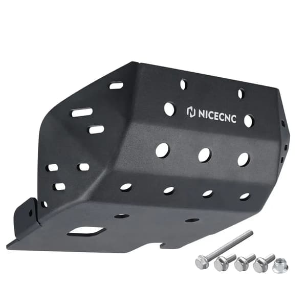 Skidplade, Aluminiumlegering Konstruktion, Motorbeskyttelse,sort