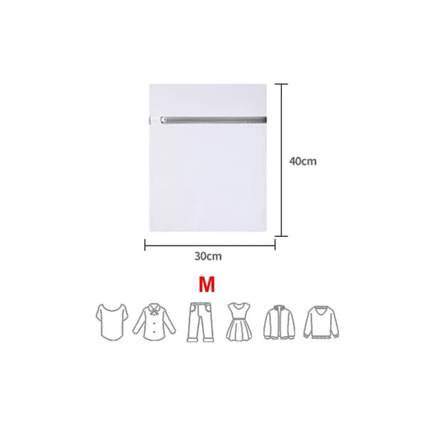 Mesh Vaskepose, Holdbart Materiale, Pladsbesparende Design,M 1PC