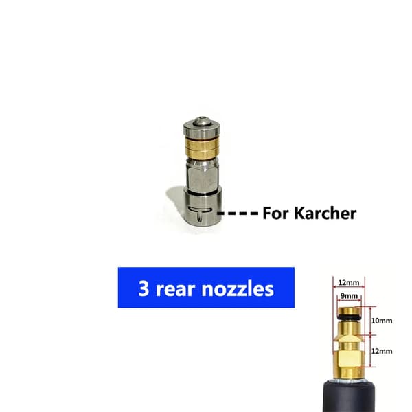 Högtryckstvätt Munstycke, Kompatibel med Karcher K Serie, Hög Prestanda,kc0-3
