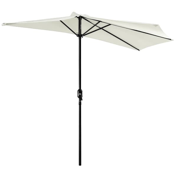 Udendørs Parasol, Holdbart Materiale, Nem Montering,Elfenben