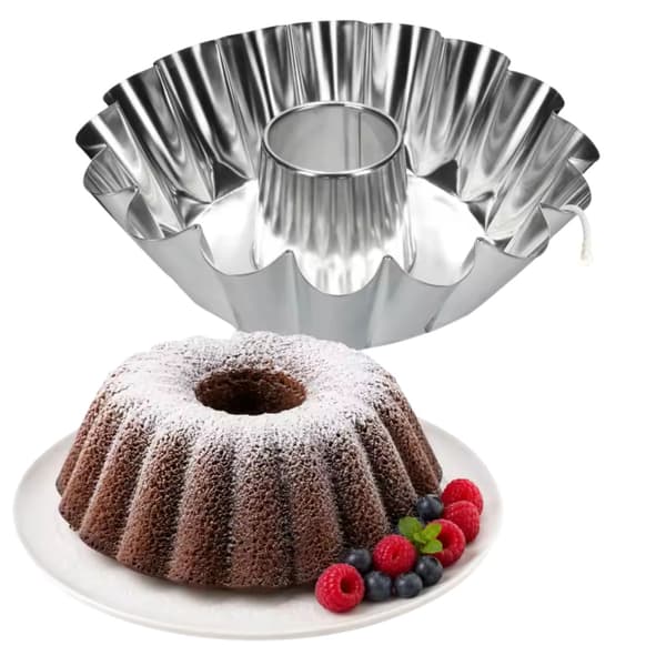 Bakform, Skorsten Design, Hållbar Metallkonstruktion,Silver