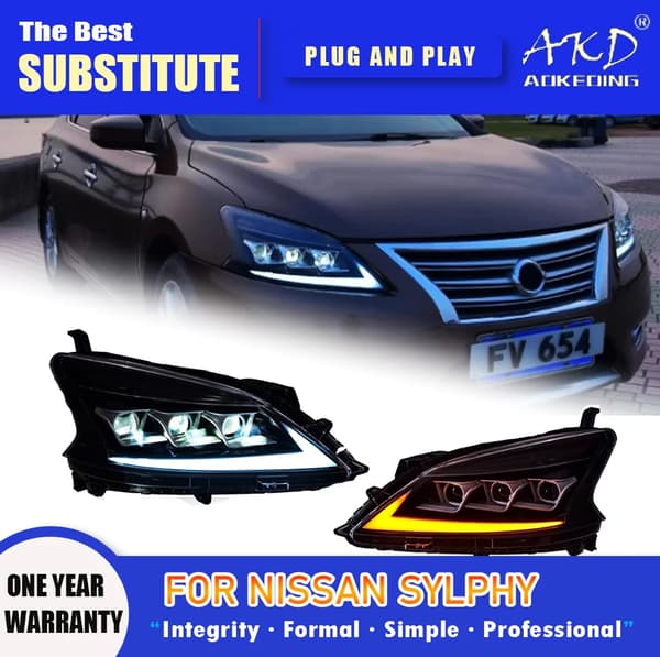 Forlygtesamling, LED-belysning, Blinklysfunktion,led