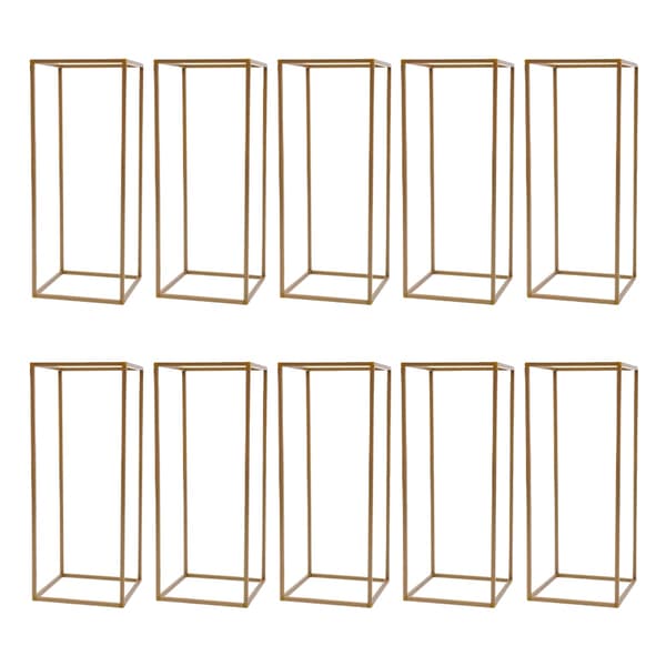 Blomsterställset, Modern Design, 10 Delar,Guld