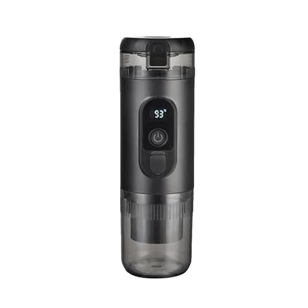 Bærbar Kaffemaskine, 20 BAR Tryk, USB-C Hurtigopladning,sort