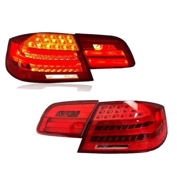 LED Baglygter, Vandtæt Design, Dynamisk Blinklys,4PCS Rød