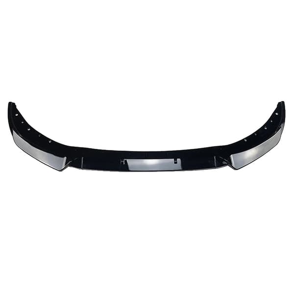 Front Bumper Lip Spoiler, Holdbart ABS Materiale, Nem Installation,Klaver sort