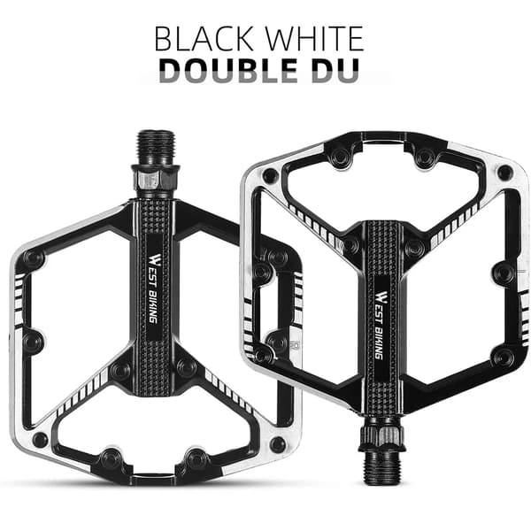 Cykelpedaler, Aluminiumlegering, Antiskrid Design,Sort 2 DU