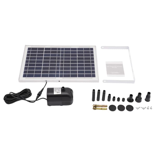 Vattenpump Fontän, Solenergi, Hög Effektivitet,svart