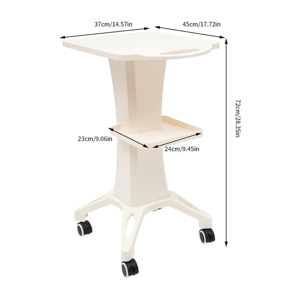 Salonvogn, Holdbart ABS-materiale, Nem mobilitet,Beige