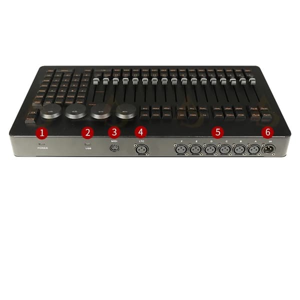 Belysningscontroller, Real-Time Parameterkontrol, Brugervenligt Konsolayout,3-ben, 220V-240V EU stik