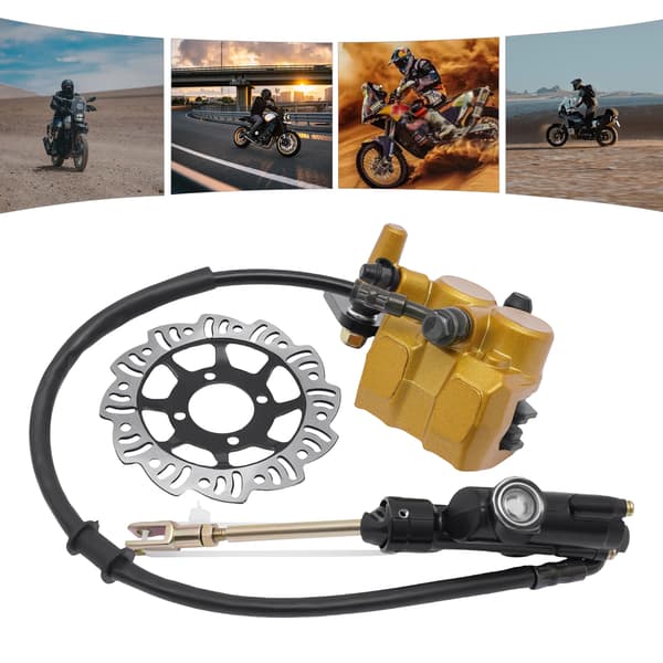 Bageste hydrauliske bremsekit, effektiv ydeevne, holdbart design,Gul