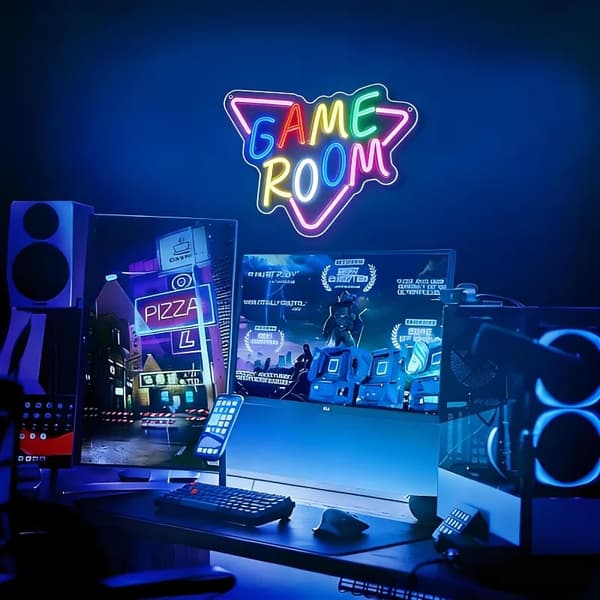 Neon-kyltti, himmennettävä LED, USB-virralla,37x29cm