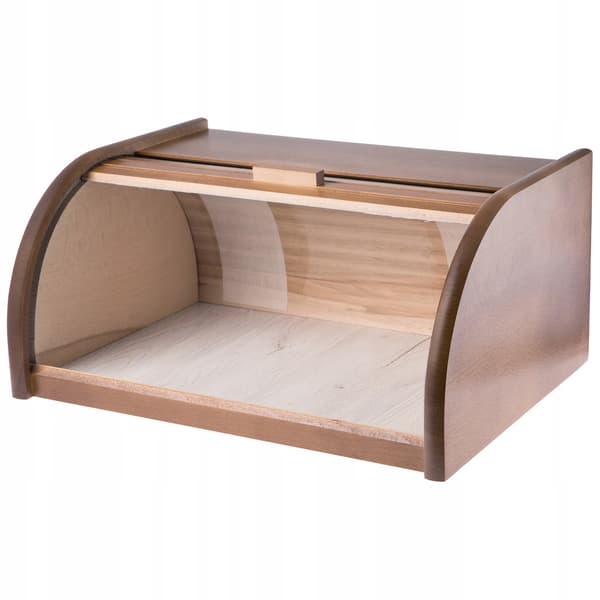 Brødkasse, Højkvalitets Træ, Elegant Design,Brun