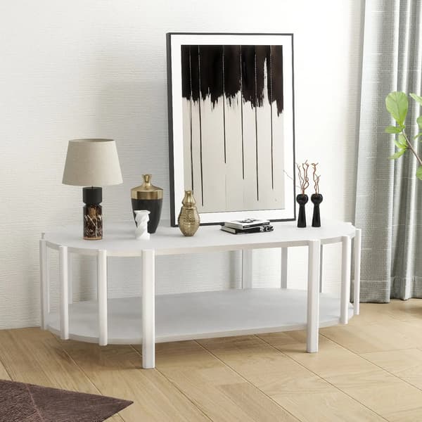 Kaffebord, Oval Form, Multifunktionell Design,VIT
